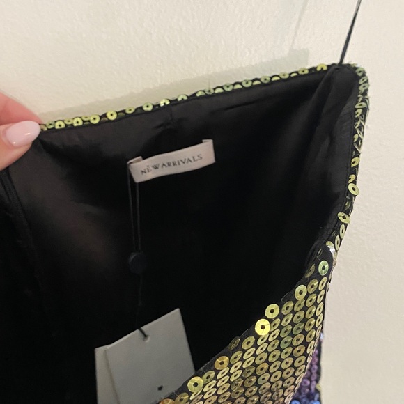 NWT The New Arrivals by Ilkyaz Ozel Jade Sleeveless Sequin Mini Dress Size 6-8 - Picture 6 of 10